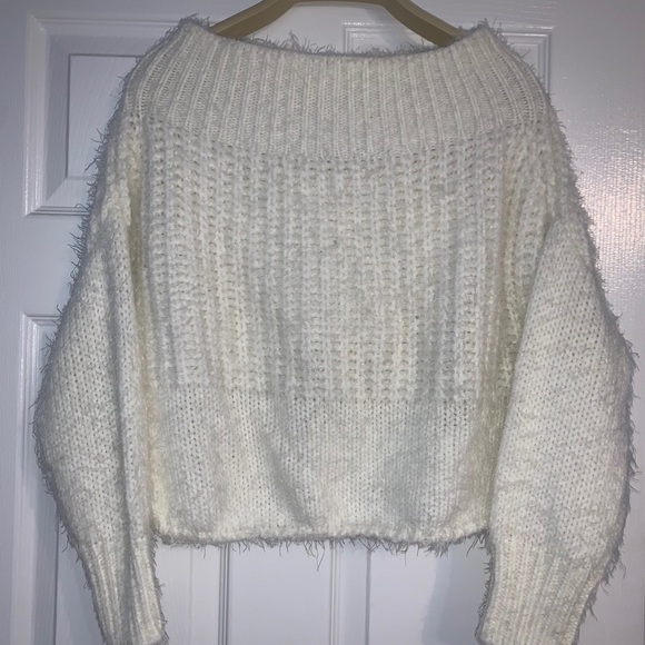 White Knit Sweater - Picture 2 of 2